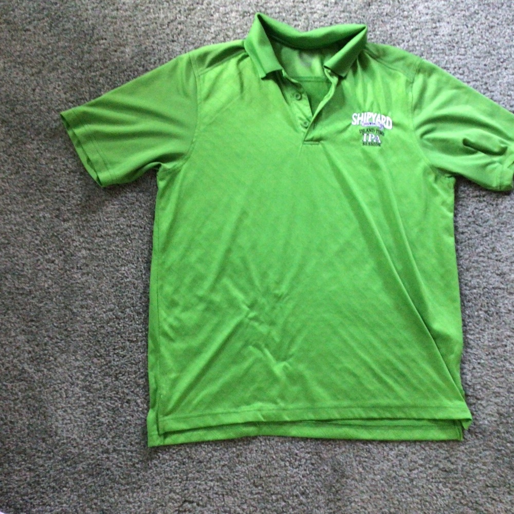 Men’s beer logo golf shirt